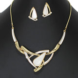 103417, GEOMETRIC CELLULOID ACETATE NECKLACE