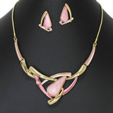 103417, GEOMETRIC CELLULOID ACETATE NECKLACE