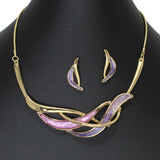 103420, ENAMEL CELLULOID ACETATE NECKLACE