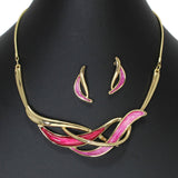 103420, ENAMEL CELLULOID ACETATE NECKLACE