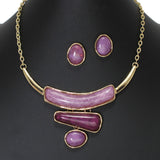 103471, GEOMETRIC CELLULOID ACETATE NECKLACE