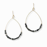 103473, DAINTY BEADED TEARDROP DANGLE EARRING