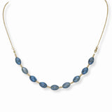 103493, OVAL SHAPE BEADED NECKLACE