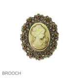 103497, VINTAGE CAMEO PIN BROOCH
