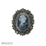 103497, VINTAGE CAMEO PIN BROOCH