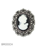 103497, VINTAGE CAMEO PIN BROOCH