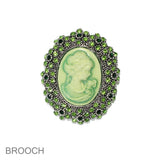 103497, VINTAGE CAMEO PIN BROOCH