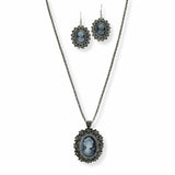 103498, VINTAGE CAMEO PENDANT NECKLACE