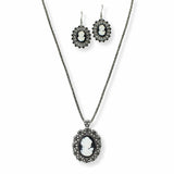 103498, VINTAGE CAMEO PENDANT NECKLACE