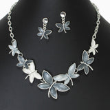 103500, BUTTERFLY ENAMEL NECKLACE