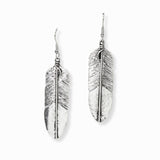 103508, WESTERN LEAF METAL DANGLE EARRING