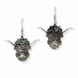 103510, WESTERN BUFFALO DANGLE EARRING