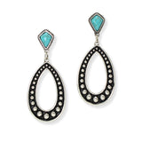 103524, WESTERN TEARDROP DANGLE EARRING