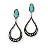 103531, WESTERN TEARDROP DANGLE EARRING