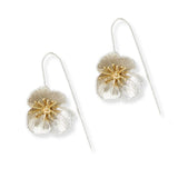 103535, FLOWER METAL FISH HOOK EARRING