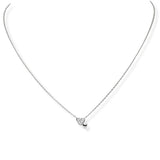 103553, DAINTY PAVE DOUBLE HEART NECKLACE