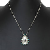 103574, WESTERN TEARDROP RHINESTONE NECKLACE