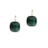 103645, GEOMETRIC ACRYLIC STONE FISHHOOK EARRING