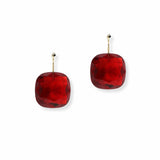 103645, GEOMETRIC ACRYLIC STONE FISHHOOK EARRING