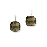 103645, GEOMETRIC ACRYLIC STONE FISHHOOK EARRING