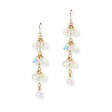 103646, CRYSTAL BEADED DANGLE EARRING