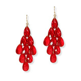 103647, TEARDROP GLASS CRYSTAL DANGLE EARRING