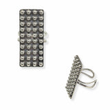 103793, WESTERN TEXTURED METAL CUFF RING