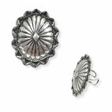 103795, WESTERN CONCHO METAL CUFF RING