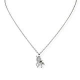 103856, UNICORN CHARM STAINLESS STEEL PENDANT NECKLACE