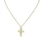 103857, CRUCIFIX CROSS CHARM PENDANT NECKLACE