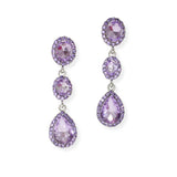 103883, GEOMETRIC RHINESTONE DANGLE EARRING