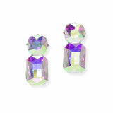 103884, GEOMETRIC RHINESTONE EARRING