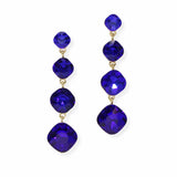 103885, GEOMETRIC RHINESTONE DROP DANGLE EARRING