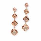 103885, GEOMETRIC RHINESTONE DROP DANGLE EARRING