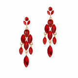 103888, MARQUISE RHINESTONE ACCENT DANGLE EARRING