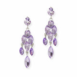 103888, MARQUISE RHINESTONE ACCENT DANGLE EARRING
