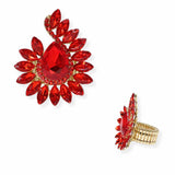 103899, TEARDROP ACCENT RHINESTONE STRETCH RING