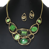 103900, GEOMETRIC CELLULOID ACETATE NECKLACE