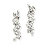 103915, MULTI SHAPE RHINESTONE EARRING