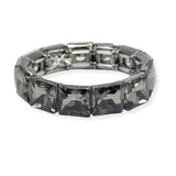 103932, SQUARE RHINESTONE STRETCH BRACELET