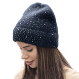103971, BLING SPARKLE KNITTED BEANIE HAT