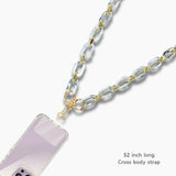 103995, CELLULOID ACETATE CROSS BODY PHONE LANYARD