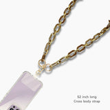103995, CELLULOID ACETATE CROSS BODY PHONE LANYARD