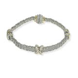 104000, X ACCENT DESIGNER INSPIRED MAGNETIC CLOSURE BRACELET