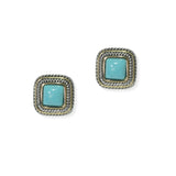 104005, DESIGNER INSPIRED STUD EARRING