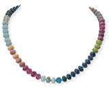 104023, SEMI PRECIOUS STONE BEADED NECKLACE