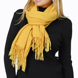 104034, SOLID COLOR SOFT OBLONG SCARF