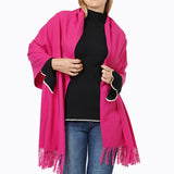 104034, SOLID COLOR SOFT OBLONG SCARF