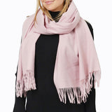 104034, SOLID COLOR SOFT OBLONG SCARF