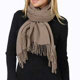 104034, SOLID COLOR SOFT OBLONG SCARF
